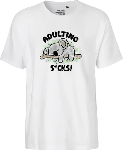 Adulting s*cks! black