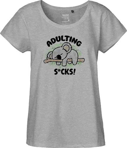 Adulting s*cks! black