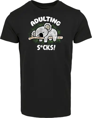 Adulting s*cks! white