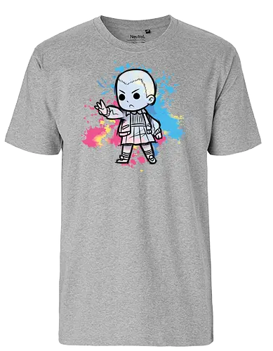 Watercolor Eleven - stranger, eleven - Fairtrade T-Shirt