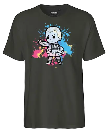 Watercolor Eleven - stranger, eleven - Fairtrade T-Shirt