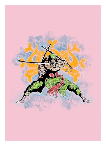 Watercolor Samurai King