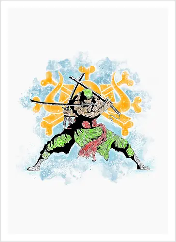 Watercolor Samurai King