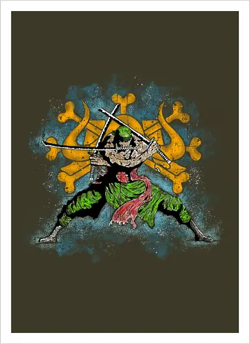 Watercolor Samurai King