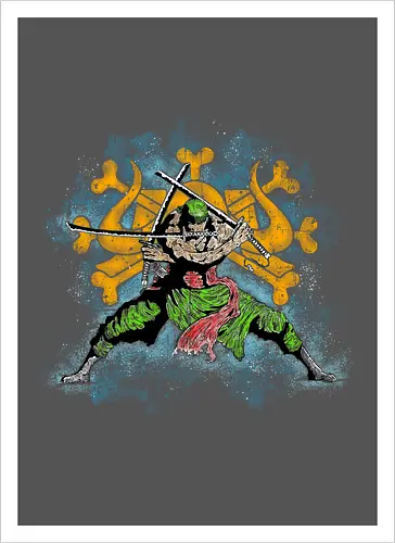 Watercolor Samurai King