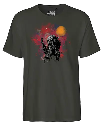 Watercolor Predator - predator, movie, hunter, alien - Fairtrade T-Shirt