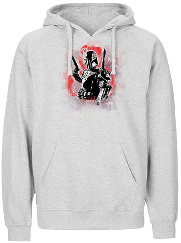Watercolor Bounty Hunter - space opera - Fairtrade Hoodie