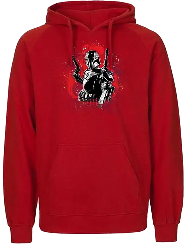 Watercolor Bounty Hunter - space opera - Fairtrade Hoodie