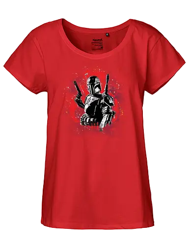 Watercolor Bounty Hunter - space opera - Fairtrade Girl Shirt