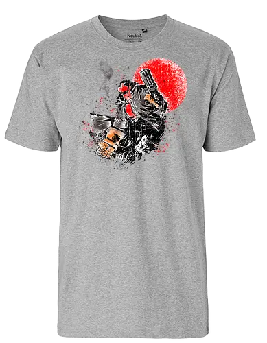 Watercolor Comic - hell, boy, comic - Fairtrade T-Shirt