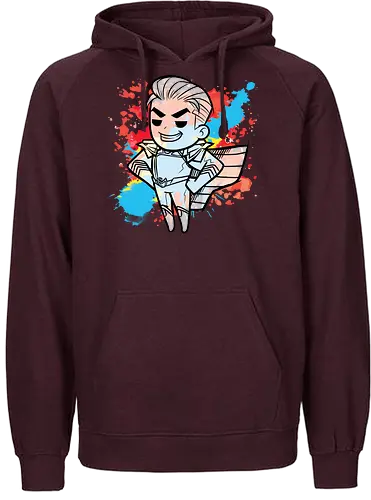 Watercolor Homelander - comic, superhero, villain, the boys - Fairtrade Hoodie