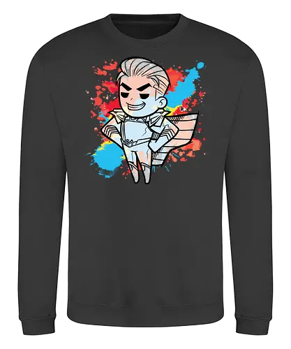 Watercolor Homelander - comic, superhero, villain, the boys - Sweatshirt