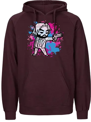 Watercolor John W. - reeves, john, Wick, Hitman, knu - Fairtrade Hoodie
