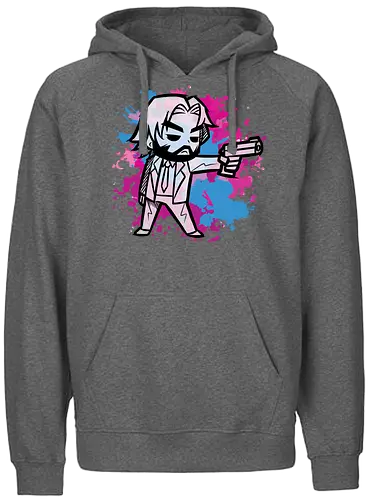 Watercolor John W. - reeves, john, Wick, Hitman, knu - Fairtrade Hoodie