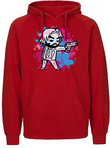 Watercolor John W. - reeves, john, Wick, Hitman, knu - Fairtrade Hoodie