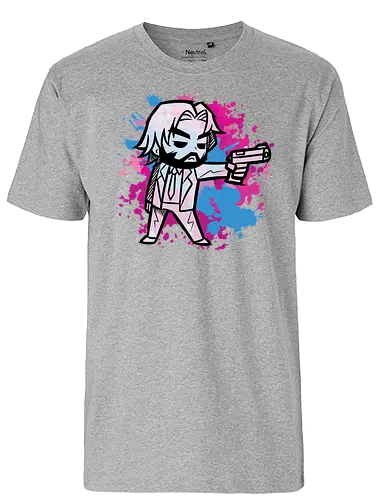 Watercolor John W. - reeves, john, Wick, Hitman, knu - Fairtrade T-Shirt