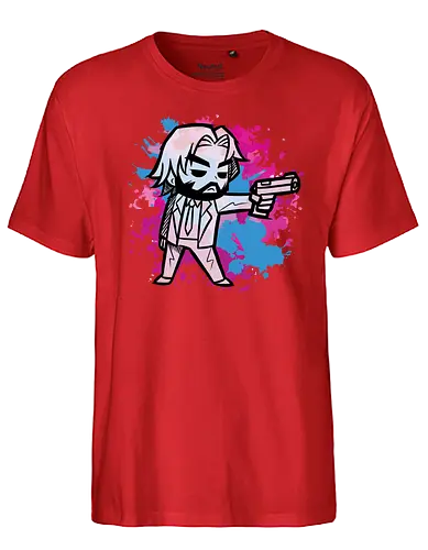 Watercolor John W. - reeves, john, Wick, Hitman, knu - Fairtrade T-Shirt