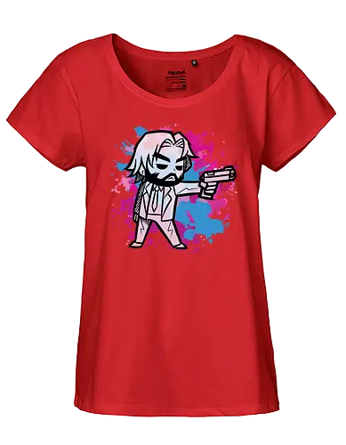 Watercolor John W. - reeves, john, Wick, Hitman, knu - Fairtrade Girl Shirt