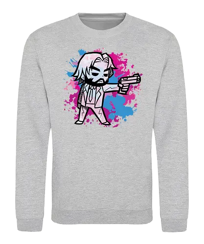Watercolor John W. - reeves, john, Wick, Hitman, knu - Sweatshirt