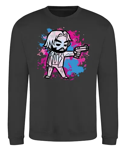 Watercolor John W. - reeves, john, Wick, Hitman, knu - Sweatshirt