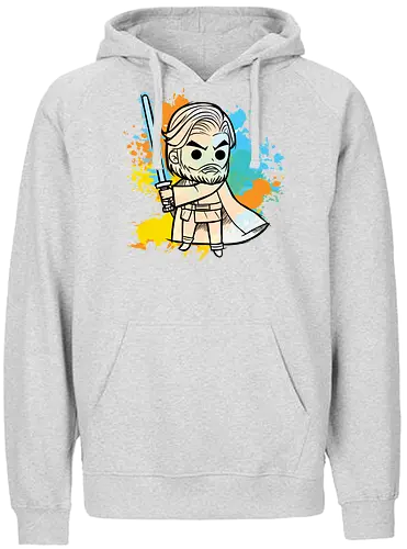 Watercolor Mentor - space opera, scifi, Obi - Fairtrade Hoodie