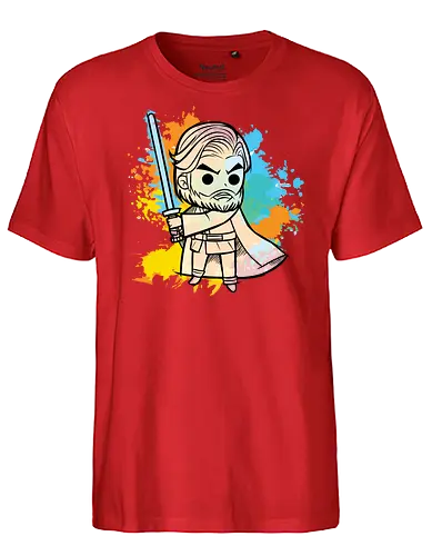 Watercolor Mentor - space opera, scifi, Obi - Fairtrade T-Shirt