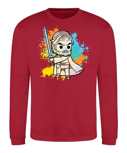 Watercolor Mentor - space opera, scifi, Obi - Sweatshirt