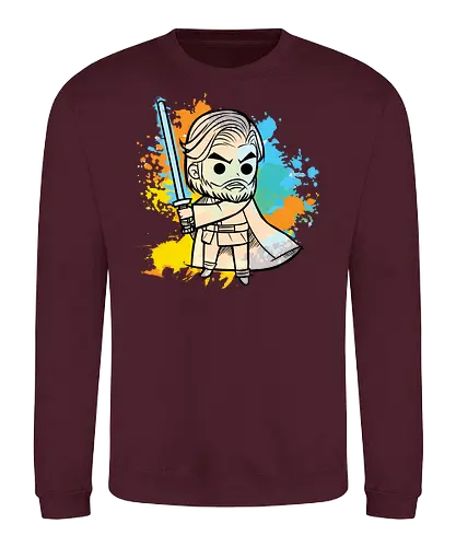 Watercolor Mentor - space opera, scifi, Obi - Sweatshirt