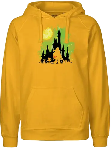 Watercolor  Warrior - gaming, classic gaming, warrior, Hero of Time - Fairtrade Hoodie