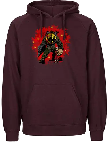 Watercolor Bigger Daddy - little sister, gaming, Gaming - Fairtrade Hoodie
