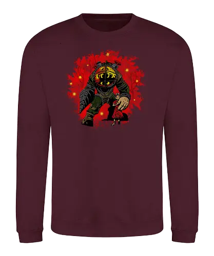 Watercolor Bigger Daddy - little sister, gaming, Gaming - Sweatshirt