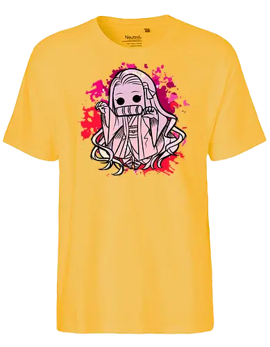 Watercolor red Slayer - demon, slayer, anime, manga, Nezuko - Fairtrade T-Shirt