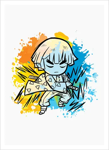 Watercolor yellow Slayer