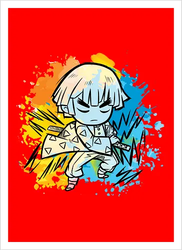 Watercolor yellow Slayer