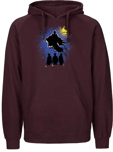 Watercolor Dark Jailer - harry, demon, ghost, wizard, zauberer, geist, dämon - Fairtrade Hoodie