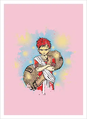Watercolor Sand Ninja