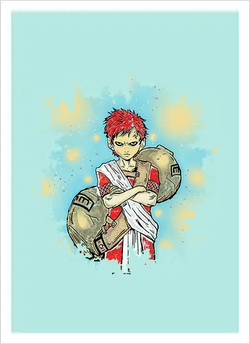 Watercolor Sand Ninja