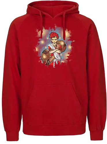 Watercolor Sand Ninja - Gaara, anime, manga - Fairtrade Hoodie