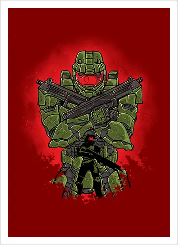 Watercolor Master Chief