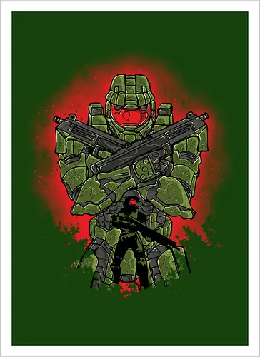 Watercolor Master Chief