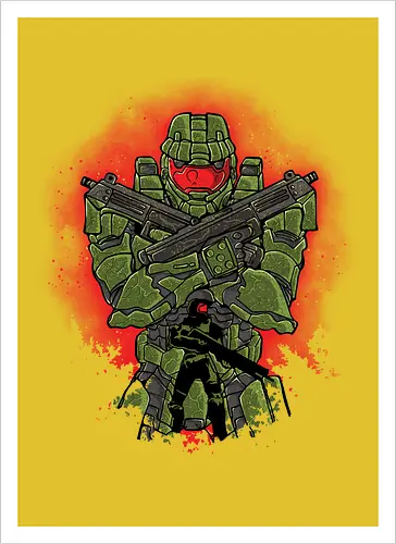 Watercolor Master Chief