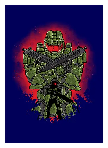 Watercolor Master Chief