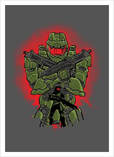 Watercolor Master Chief