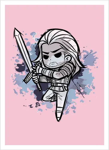 Watercolor Witcher