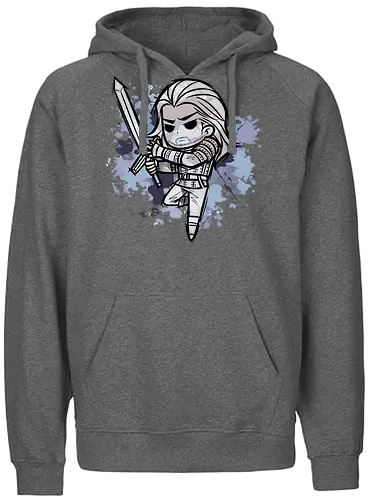 Watercolor Witcher - hexer, rivia, serie, game, Witcher - Fairtrade Hoodie