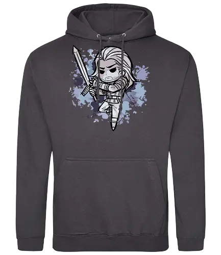 Watercolor Witcher - hexer, rivia, serie, game, Witcher - Standard Hoodie