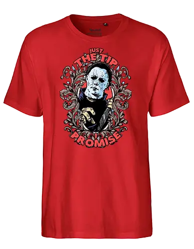 Watercolor Just The Tip - Friday 13th, Freitag, jason, Friday, horror, meme - Fairtrade T-Shirt