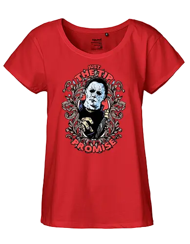 Watercolor Just The Tip - Friday 13th, Freitag, jason, Friday, horror, meme - Fairtrade Girl Shirt