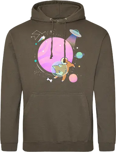 Space dog hunts bone