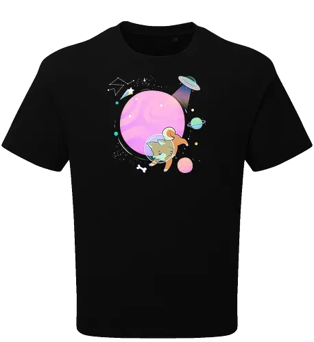 Space dog hunts bone